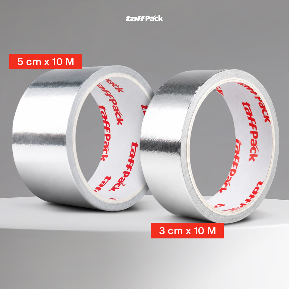 Gambar produk TaffPACK Lakban Aluminium Foil Tape Tahan Panas Anti Bocor 5cmx10M - YX10 - 7