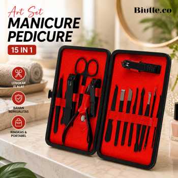 Gambar produk Biutte.co Art Set Manicure Pedicure Gunting Kuku 15in1 - MR-6103