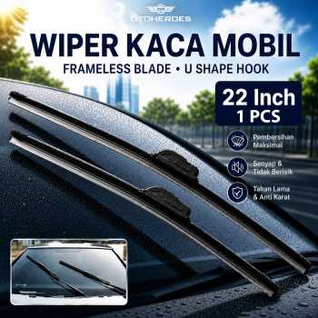 OTOHEROES Wiper Kaca Mobil Frameless Blade U Shape Hook 1 PCS - S858/S688