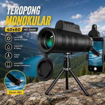 Gambar produk APEXEL Teropong Monokular Telescope Outdoor 40x60 - APS-40X60DTZJ