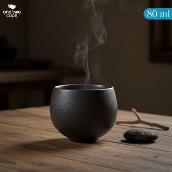 One Two Cups Gelas Keramik Kopi Teh Japanese Style Ceramic Cup 80ml - SW151