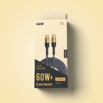 Gambar produk ILANO Kabel Data USB Type C Multifungsi Fast Charging 3A 60W 1.2M - ILC3 - Kemasan