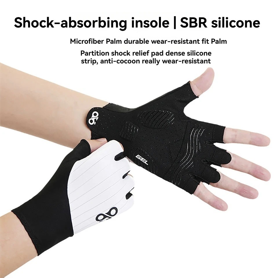 Gambar produk GTUBIKE Sarung Tangan Sepeda Gym Half Finger Gloves Breathable XL - TS-30 - 2