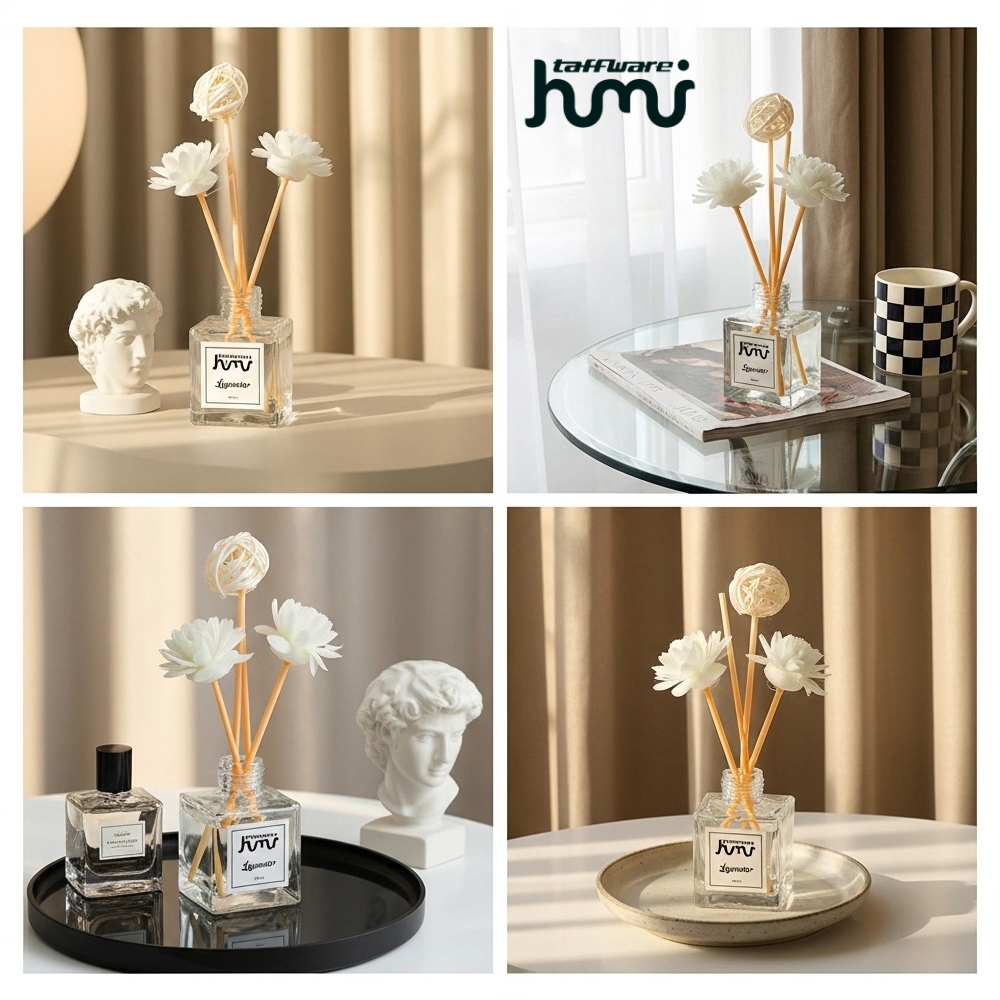 Gambar produk Taffware HUMI Pengharum Ruangan Reed Diffuser 50ml Lavender - DF-100 - 4