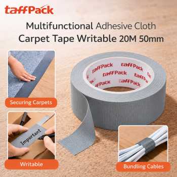 TaffPACK Lakban Kain Karpet Multifungsi Adhesive Cloth Tape Writable - 23OU