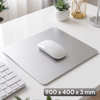 Gambar produk SKYLETTE Mouse Pad Anti Slip Metal 220x180x2mm 220x180x2mm - SKY-053