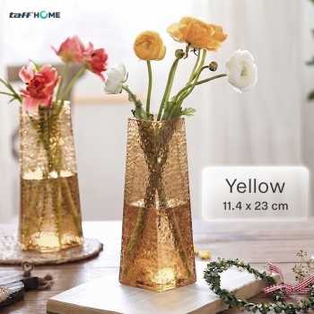 Gambar produk TaffHOME Vas Bunga Dekorasi Interior Ruang Tamu Model Triangle - QT-03