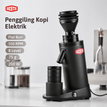 Trieste Penggiling Kopi Elektrik Coffee Flat Grinder 200W 75g - 029 - Black