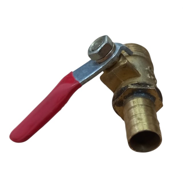 Gambar produk MAX Stop Kran Air Ball Valve Kuningan Nepel Selang Pagoda Brass 3/8 Male 10mm - DN10 - 3