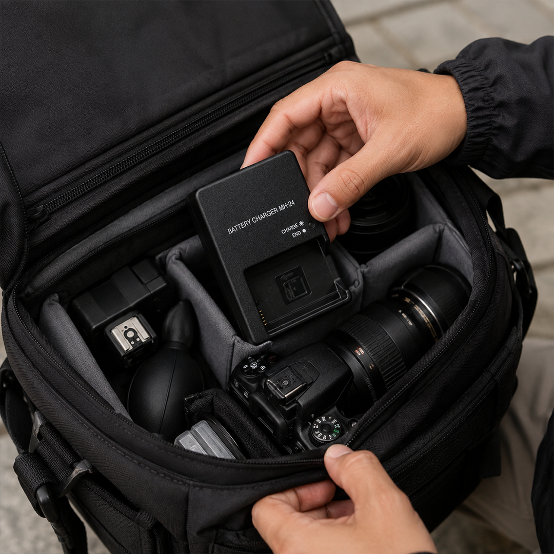 Gambar produk BRDRC Charger Baterai Kamera MH-24 for Nikon P7000 D5100 D5200 D5300 - BR100 - 5
