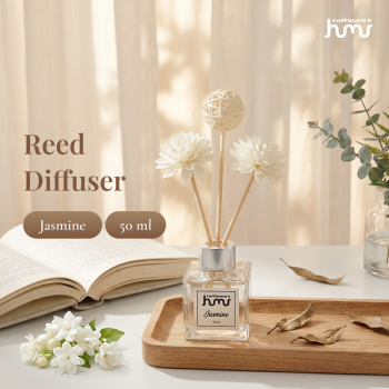 Gambar produk Taffware HUMI Pengharum Ruangan Reed Diffuser 50ml Jasmine - DF-100