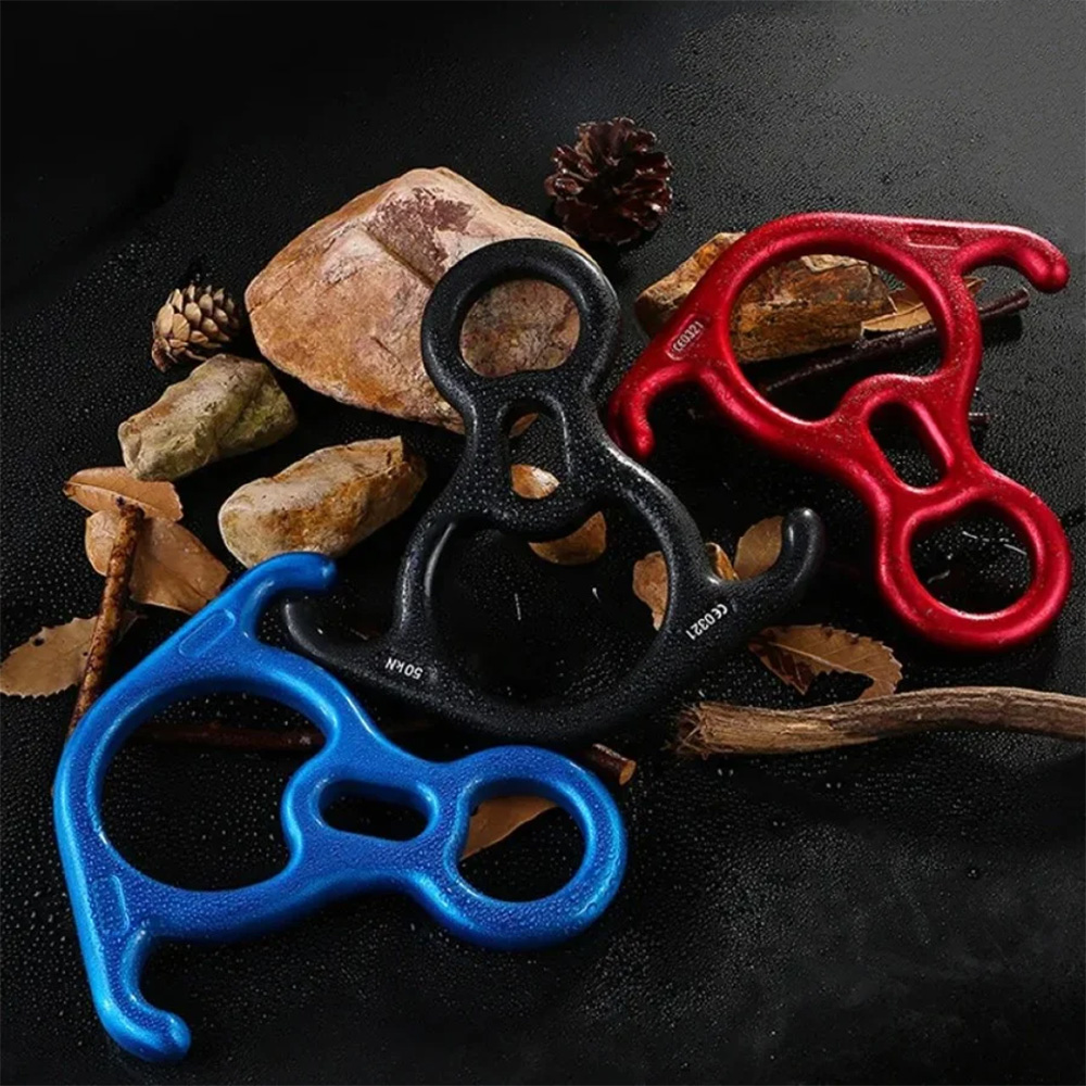Gambar produk PRO Karabiner Gantungan Carabiner Panjat Tebing Eight Type Oval 50kN - Y50 - 6