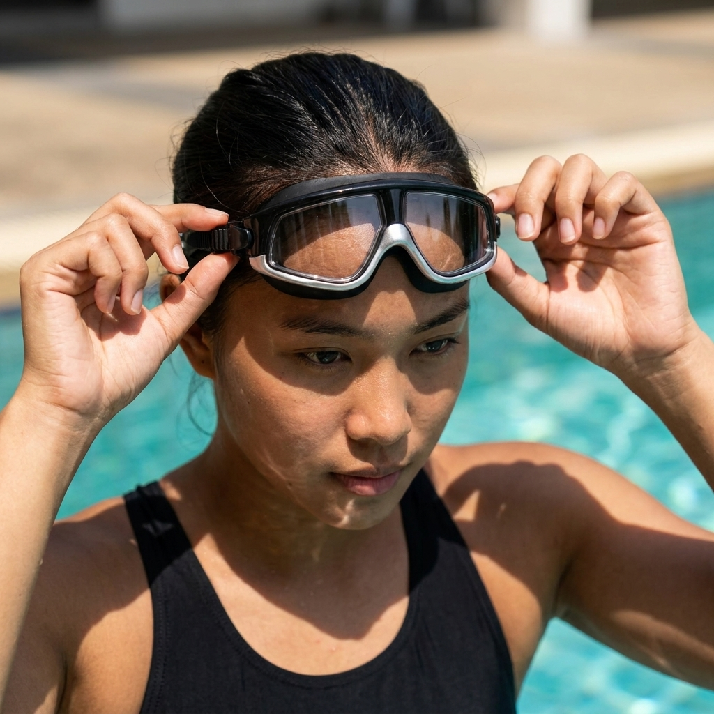 Gambar produk TaffSPORT Kacamata Renang Dewasa UV Protection Anti Fog - GOG-3610 - 5