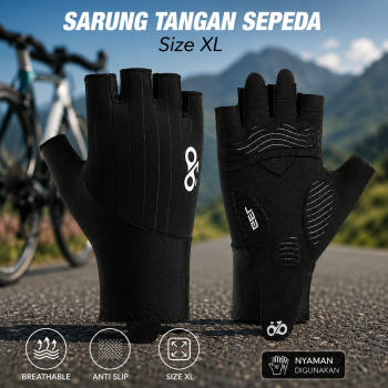 GTUBIKE Sarung Tangan Sepeda Gym Half Finger Gloves Breathable - TS-30