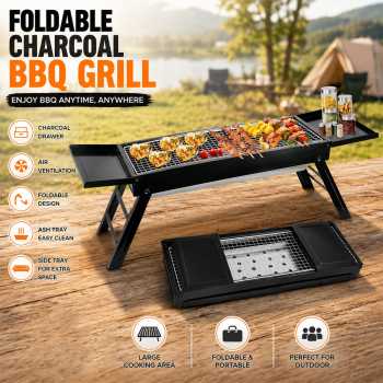 Gambar produk XILA Alat Panggang Arang Portable Foldable BBQ Outdoor Grill Stove - 355