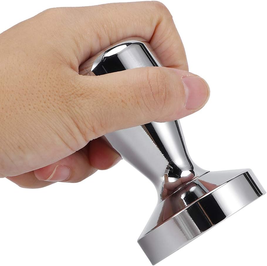 One Two Cups Tamper Kopi Espresso Flat Base Stainless Steel 51mm - FEN58 Gambar produk One Two Cups Tamper Kopi Espresso Flat Base Stainless Steel 51mm - FEN58 - 2
