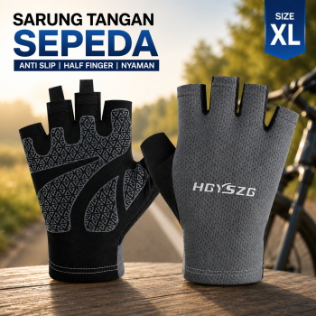 HGYSZG Sarung Tangan Sepeda Gym Half Finger Gloves Breathable - TS-60