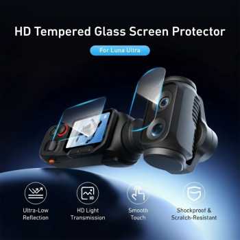 Gambar produk TELESIN Tempered Glass Screen Protector 9H for Insta360 Luna Ultra - S6-FLM-41
