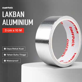 TaffPACK Lakban Aluminium Foil Tape Tahan Panas Anti Bocor - YX10