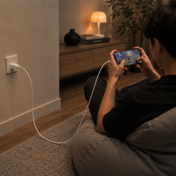 Gambar produk TECVAS Kabel Charger USB Type C to Type C Fast Charging 2M 240W - AO51 - 4