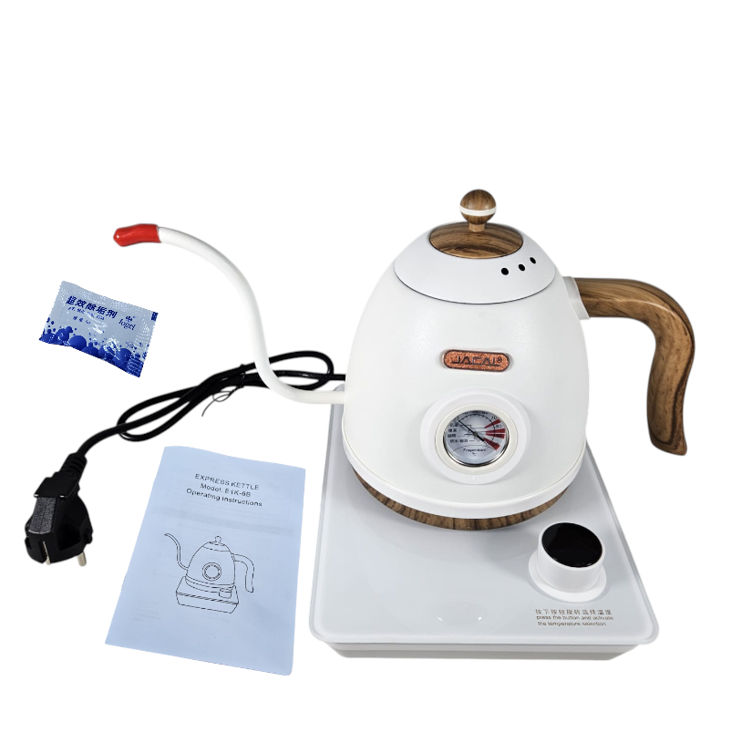 Gambar produk JACAL Teko Listrik Kopi Pemanas Air Temperature Control 800W 800ml - E18-6B - 8