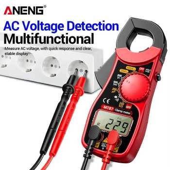 Gambar produk ANENG Digital Multimeter Tang Ampere Voltage NCV Tester Clamp 600V - MT87 - 2
