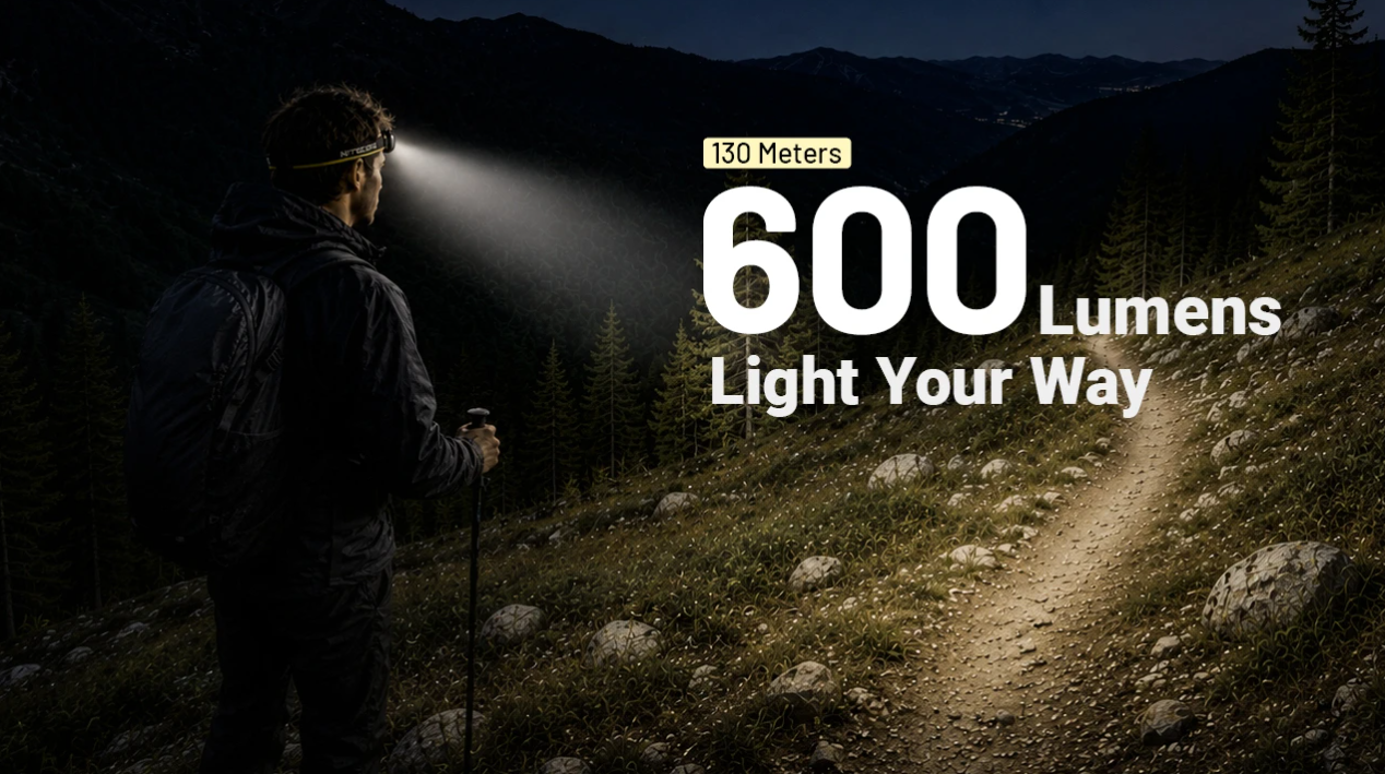 Gambar produk NITECORE Senter Kepala Headlamp LED MCT UHE 6in1 Color IP68 600 Lumens - HA19 UHE - 1