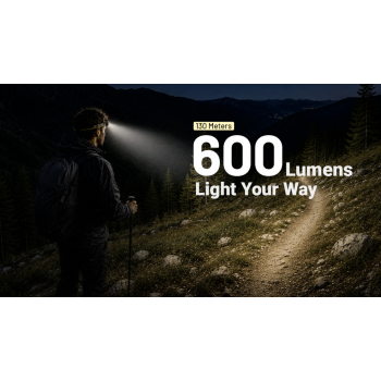 Gambar produk NITECORE Senter Kepala Headlamp LED MCT UHE 6in1 Color IP68 600 Lumens - HA19 UHE - 1