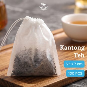 One Two Cups Kantong Teh Filter Saringan Tea Bag Disposable 100 PCS - M100