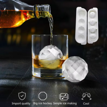 CIQE Cetakan Es Batu Jelly Sphere 4 Grid Ice Cube Tray PP Food Grade - L50
