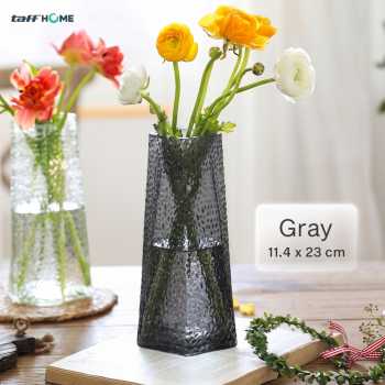 TaffHOME Vas Bunga Dekorasi Interior Ruang Tamu Model Triangle - QT-03