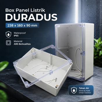 Gambar produk Vange Box Panel Listrik Duradus Junction Box Waterproof 238x160x90mm - VG-I01