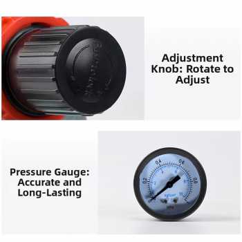 Gambar produk ATO Air Filter Regulator Pneumatic Saringan Kompresor Angin PT1/4 - BFC-2000 - 2