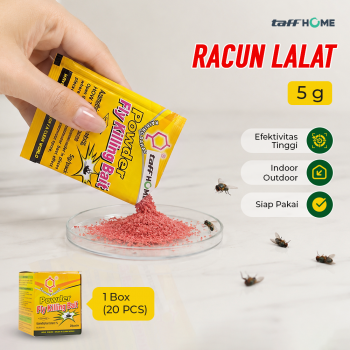 TaffHOME Racun Lalat Pembasmi Serangga Fly Powder 5g 1Box isi 20 PCS - DH-FKB5