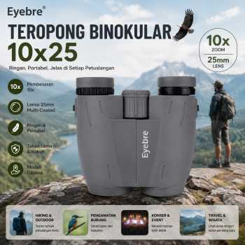 Eyebre Teropong Binocular Telescope Outdoor 10x25 - LD117