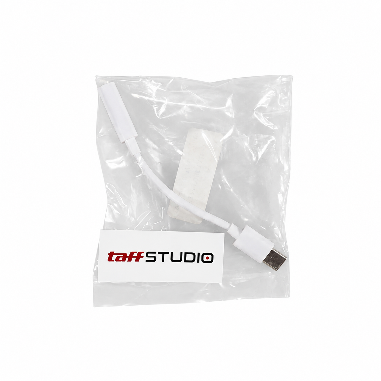 Gambar produk TaffSTUDIO Kabel USB Type C to 3.5mm Audio Jack Converter Female 10cm - L41 - Kemasan