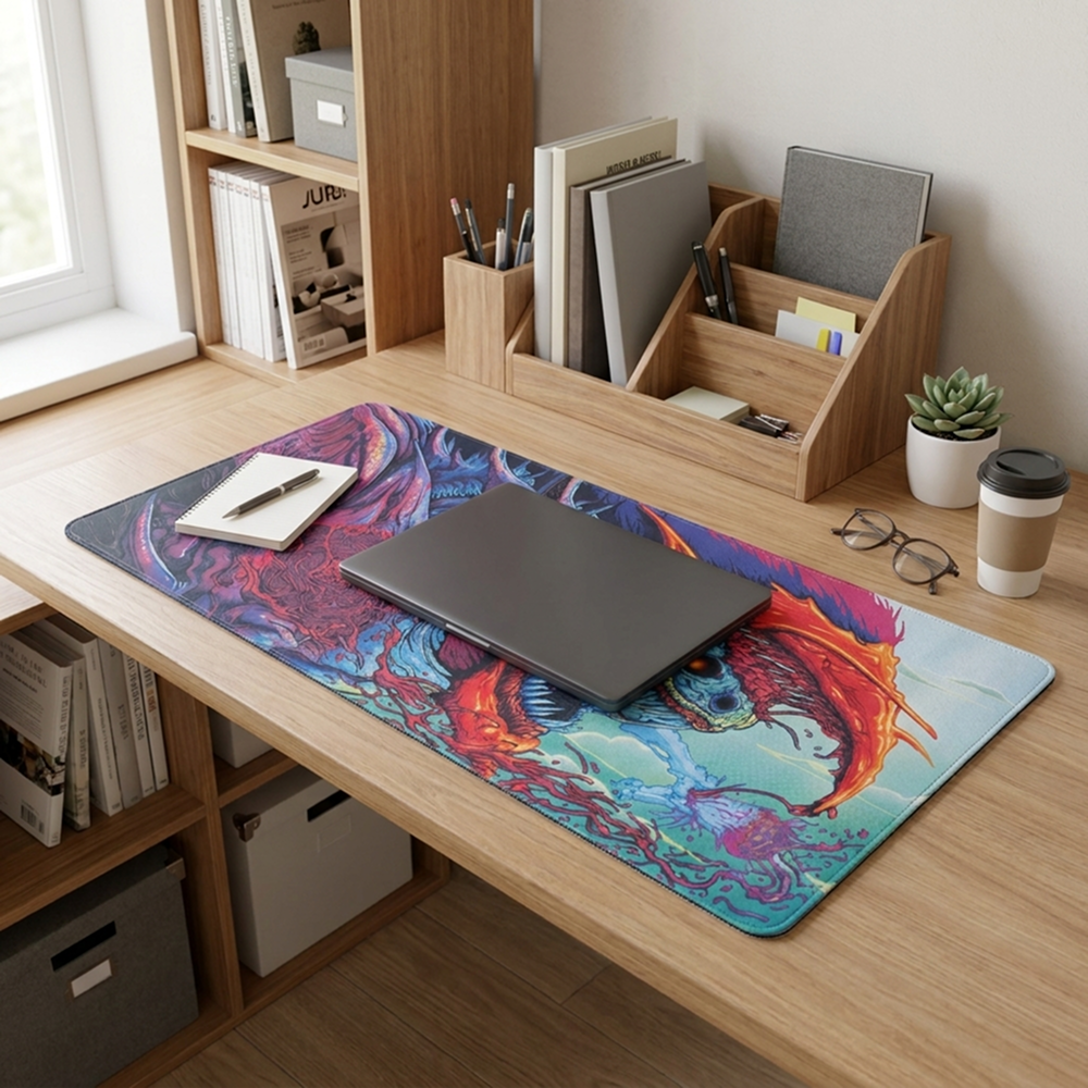 Gambar produk Mouse Pad Gaming XL Desk Mat Purple Monster - MP005 - 7
