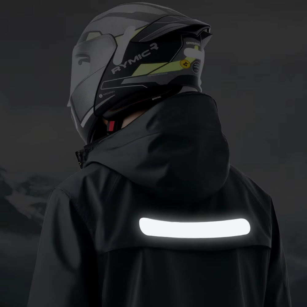 Gambar produk QUANYAN Jas Hujan Setelan Motor Seamless PVC Waterproof Raincoat XL - ZY-20 - 5