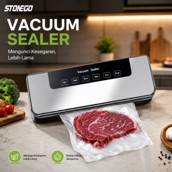 Gambar produk STONEGO Alat Vakum Makanan Vacuum Sealer Packaging Machine - S30