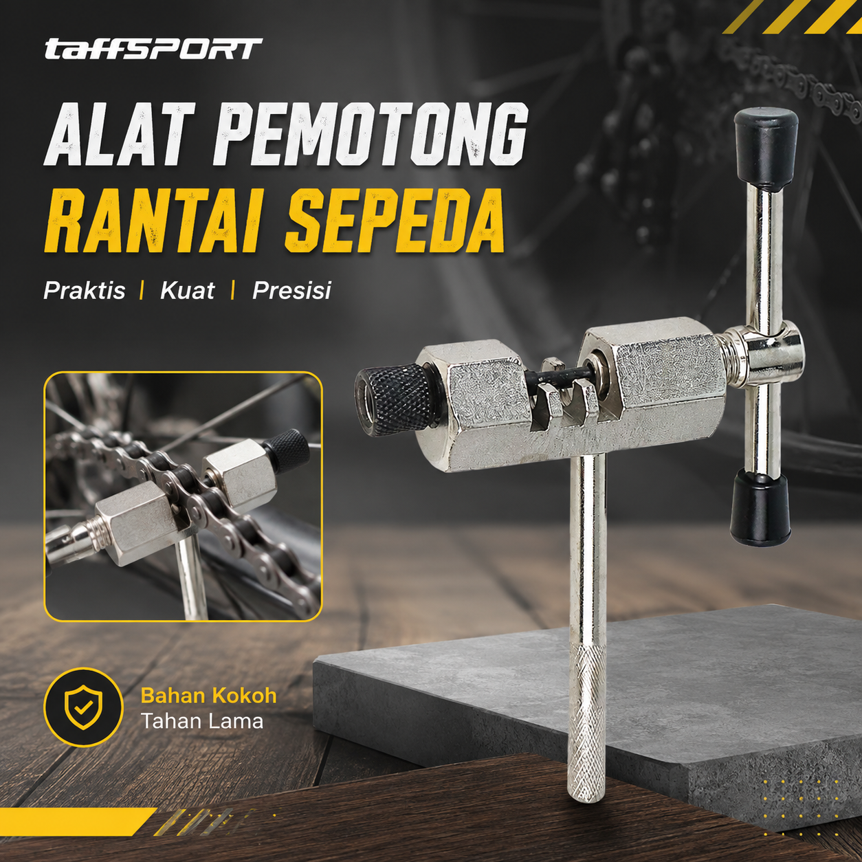 Gambar produk TaffSPORT Alat Pemotong Rantai Sepeda Chain Breaker - JLQ-01 - Utama