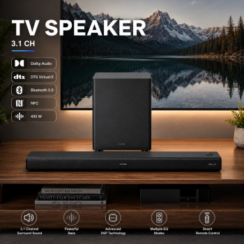 Xiaomi TV Speaker 3.1 Ch Stereo Sound Dolby Audio Bluetooth NFC 430W