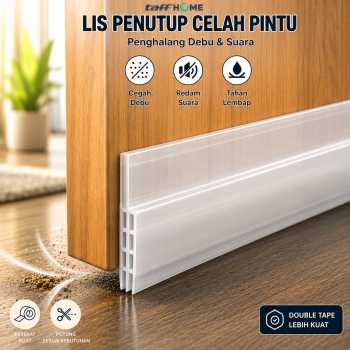 TaffHOME Lis Penutup Celah Pintu Penghalang Debu Door Bottom Seal 1M - LQ7