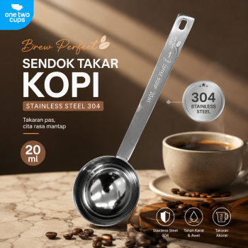 One Two Cups Sendok Takar Kopi Stainless Steel 304 Measuring Spoon - GG-304