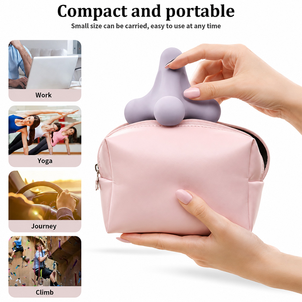 BENC Massage Ball Four Corner Fascia Alat Pijat Tubuh TPE Sport Fitnes - W-30 Gambar produk BENC Massage Ball Four Corner Fascia Alat Pijat Tubuh TPE Sport Fitnes - W-30 - 4