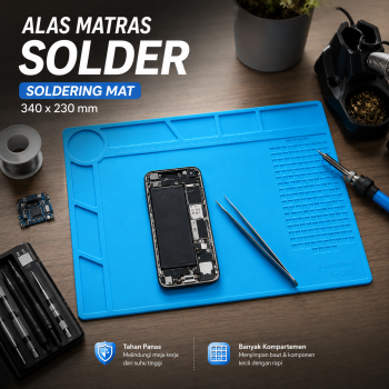 Gambar produk LUXIANZI Alas Matras Solder Heat Insulation Soldering Mat 340x230mm - S-120B