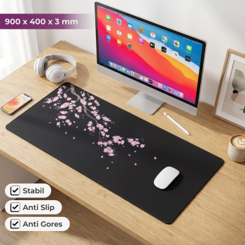 Cooltoday Mouse Pad Gaming Alas Laptop Keyboard Anti Slip Desk Mat - LN005
