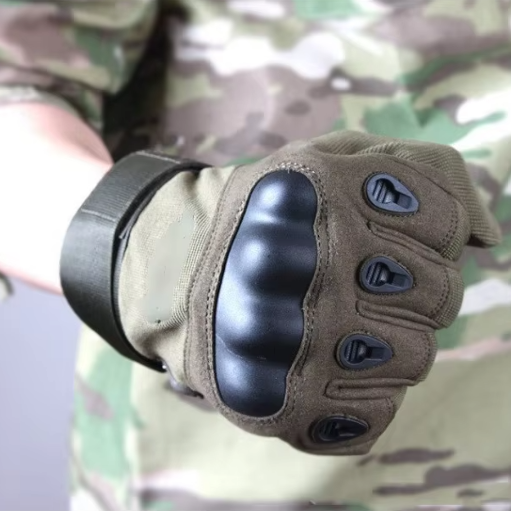 Gambar produk PAKLIF Sarung Tangan Tactical Gloves Hard Knuckle Full Finger XL - AF-10 - 1