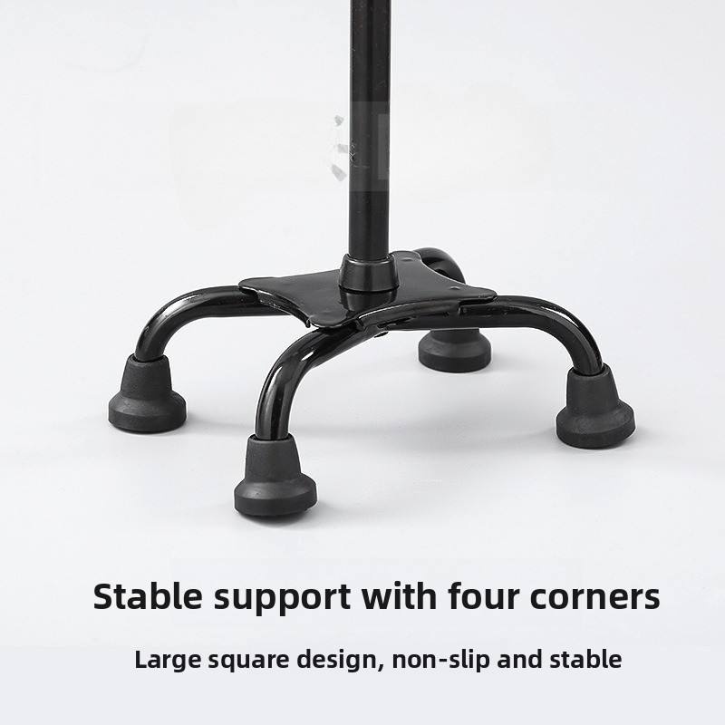 Gambar produk Maston Alat Bantu Tongkat Jalan Walking Cane Adjustable 10 Level 4 Leg - AL-012 - 3