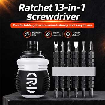 Stub Set Obeng Multifungsi Chrome Vanadium Steel Set Screwdriver - 26100
