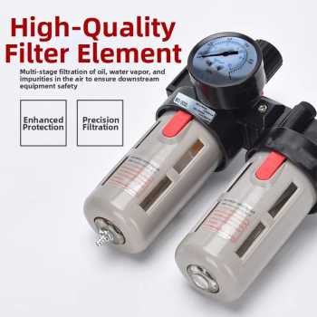 Gambar produk ATO Air Filter Regulator Pneumatic Saringan Kompresor Angin PT1/4 - BFC-2000 - 1